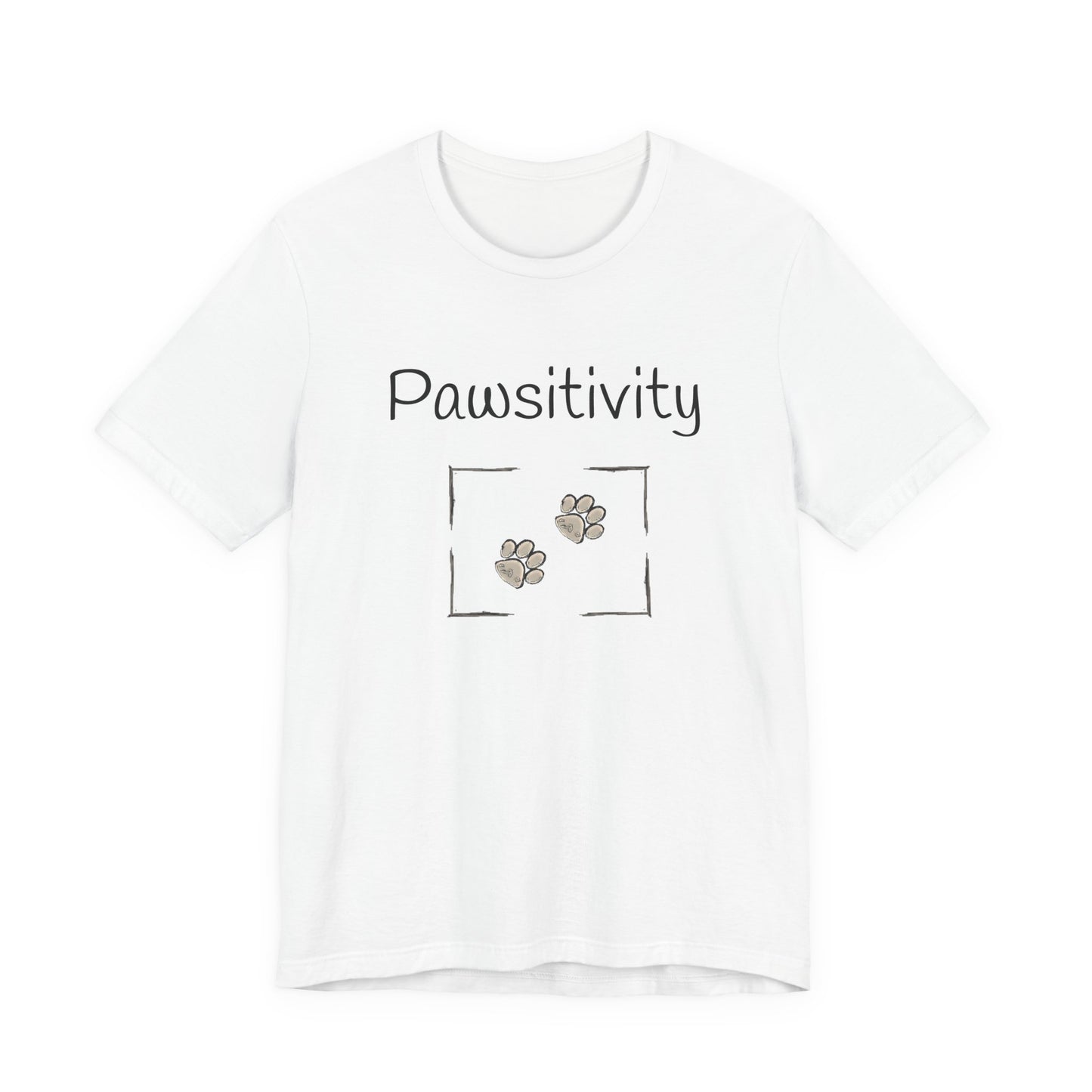 Adult Unisex 'Pawsitivity' T‑Shirt 'Be the Reason Someone Waggs or Purrs Today' Double-Sided Pet Lover Tee (Additional Colors)
