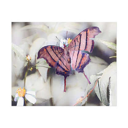 Nature-Inspired Orange Butterfly Wall Art Print