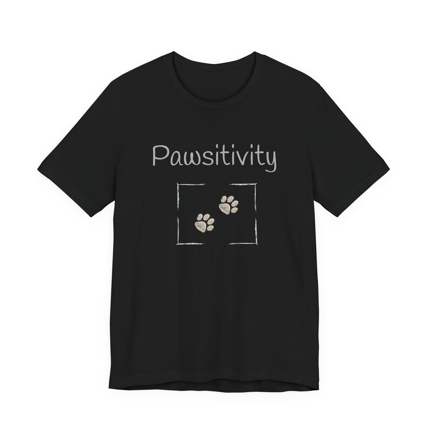 Adult Unisex 'Pawsitivity' T‑Shirt 'Be the Reason Someone Waggs or Purrs Today' Double-Sided Pet Lover Tee (Additional Colors)