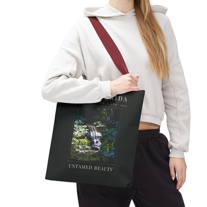 Wild Florida Tote Bag — ‘Untamed Beauty’ Everglades Alligator Nature Tote