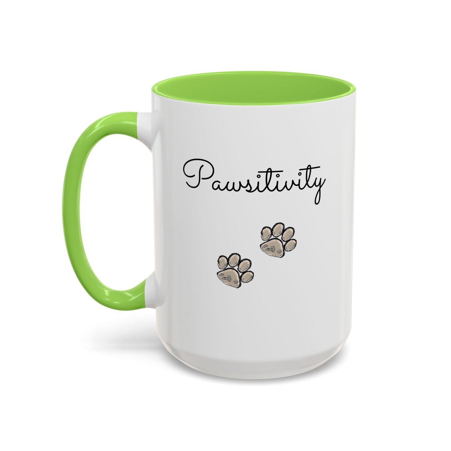 Colorful Pet Lover Mugs — Pawsitivity (Additional Size and Colors)
