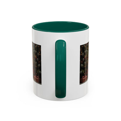 Festive Christmas Samoyed Theme Dog Mug (Additional Size and Color)