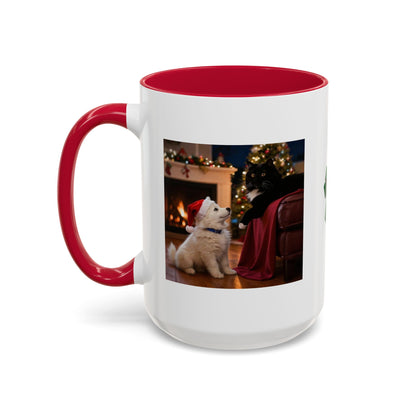 Festive Pet-Themed Christmas Mug  (Additional Size & Color)