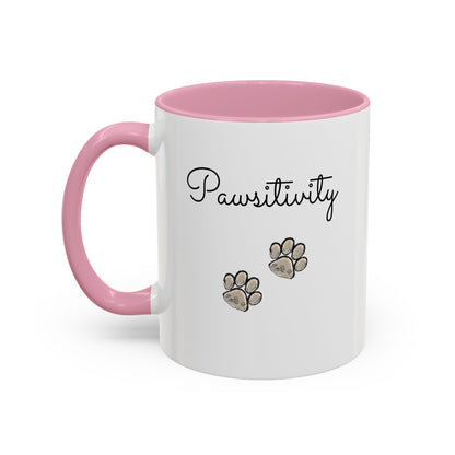 Colorful Pet Lover Mugs — Pawsitivity (Additional Size and Colors)