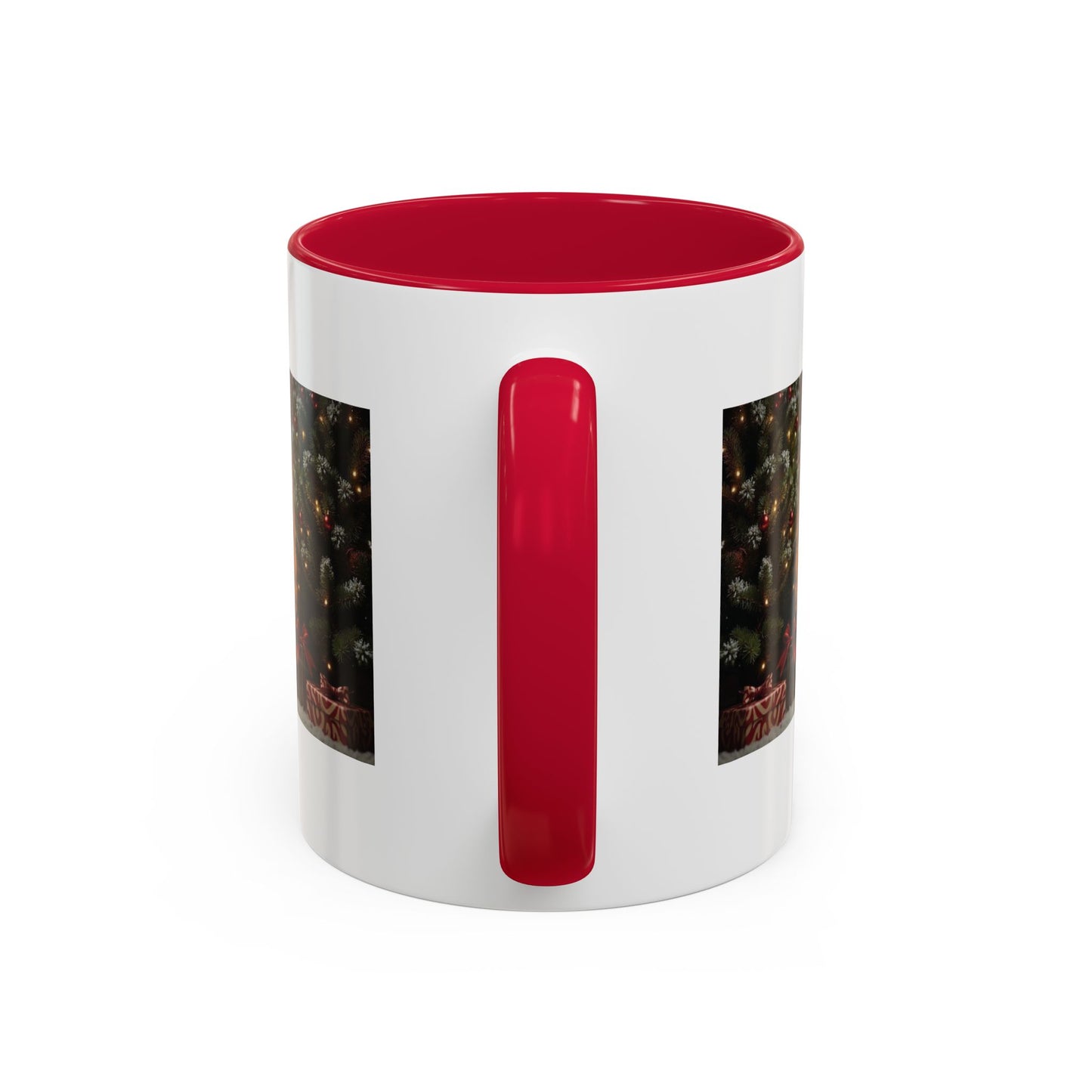 Festive Christmas Samoyed Theme Dog Mug (Additional Size and Color)