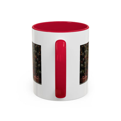 Festive Christmas Samoyed Theme Dog Mug (Additional Size and Color)