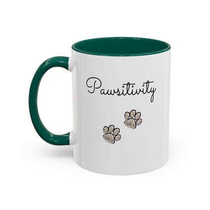 Colorful Pet Lover Mugs — Pawsitivity (Additional Size and Colors)